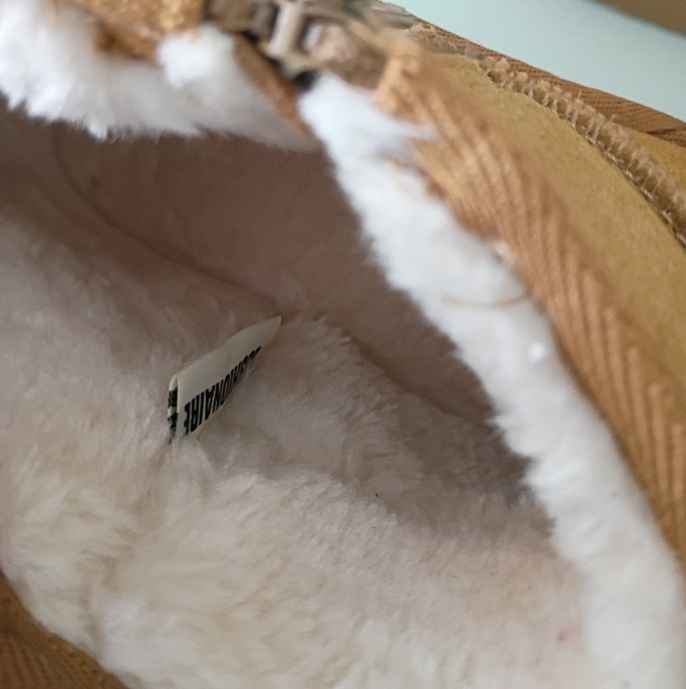 cushionaire Girls Hip Low Shearling Boots - Suede - Picture 4 of 4